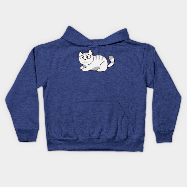 Smarty Cat Kids Hoodie by Alexandra Franzese